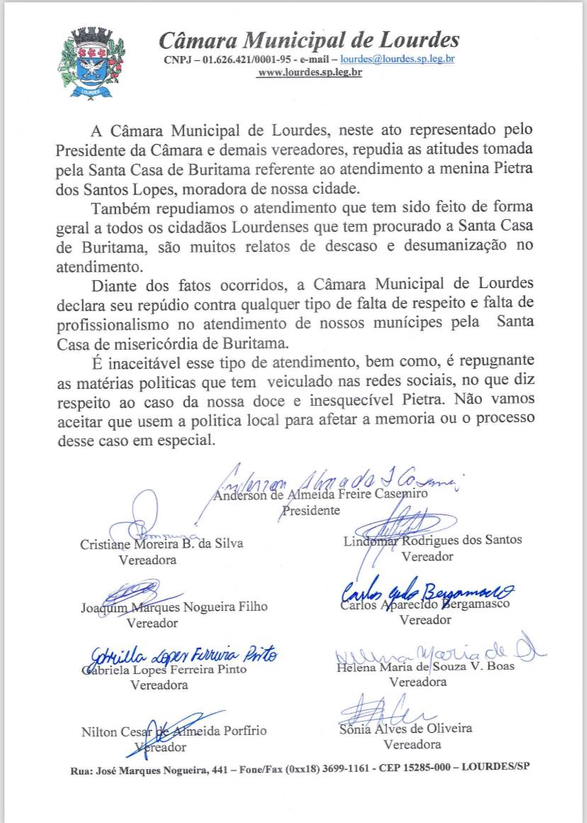 NOTA DE REPUDIO 
